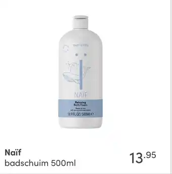 Baby & Tiener Naif badschuim 500 ml aanbieding