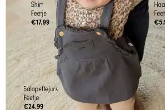 Baby & Tiener Salopettejurk Feetje aanbieding