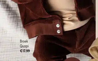 Baby & Tiener Broek Quapi aanbieding