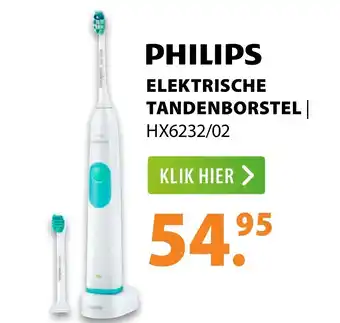 Expert Philips elektrische tandenborstel HX6232/02 aanbieding