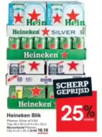 Sligro Heineken blik aanbieding