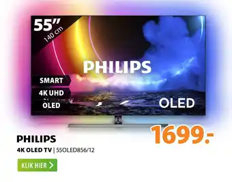 Expert Philips 4K OLED TV 55OLED856/12 55" aanbieding