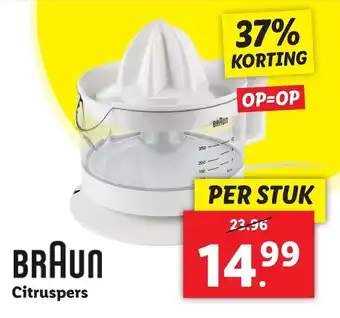 Lidl Braun Citruspers aanbieding