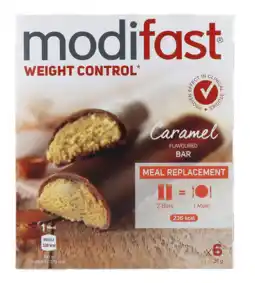 De Online Drogist Modifast Weight Control Reep Caramel aanbieding