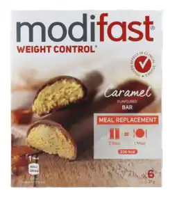 De Online Drogist Modifast Weight Control Reep Caramel aanbieding