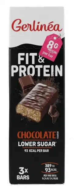 De Online Drogist Gerlinéa Fit & Protein Reep Chocolade aanbieding