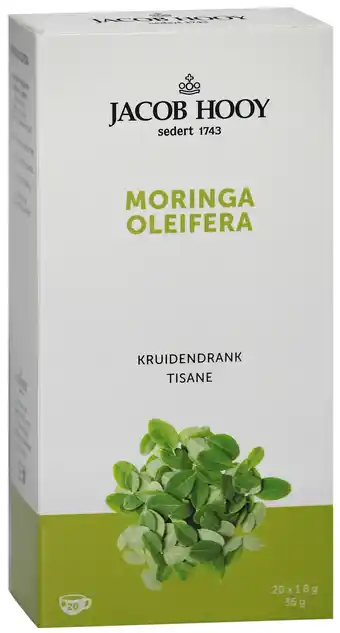 De Online Drogist Jacob Hooy Moringa Oleifera Kruidendrank 20st aanbieding