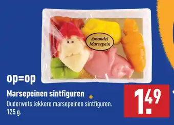 ALDI Marsepeinen sintfiguren aanbieding