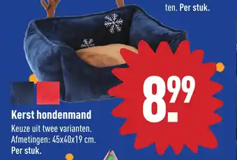 ALDI Kerst hondenmand aanbieding