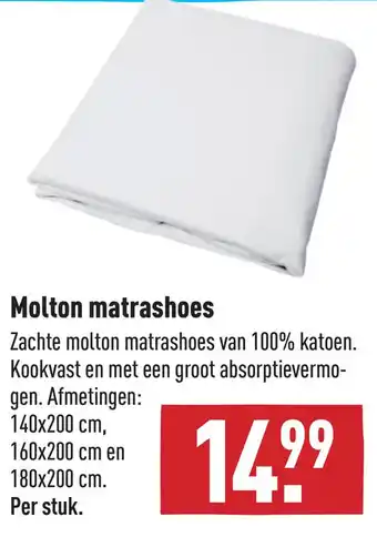 ALDI Molton matrashoes aanbieding