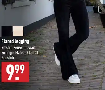 ALDI Flared legging aanbieding