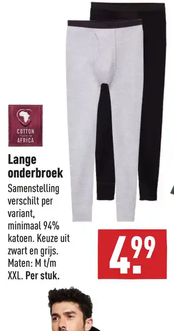 ALDI Lange onderbroek aanbieding