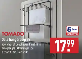 ALDI Tomado Gale Hangdroogrek aanbieding