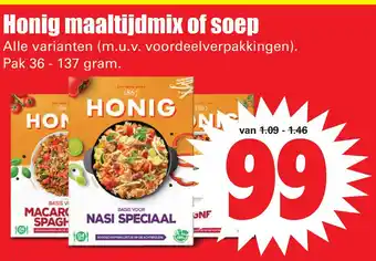 Dirk Honig maaltijdmix of soep aanbieding