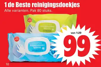 Dirk 1 de Beste reinigingsdoekjes aanbieding