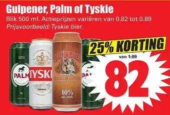 Dirk Gulpener, Palm of Tyskie aanbieding