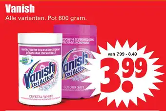 Dirk Vanish aanbieding