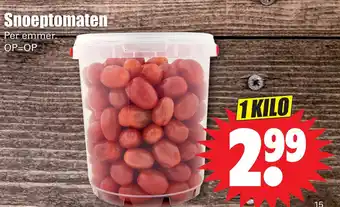 Dirk Snoeptomaten aanbieding