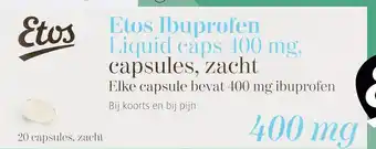 Etos Etos Ibuprofen Liquid Caps aanbieding