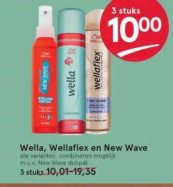 Etos Wella, Wellaflex en New Wave aanbieding