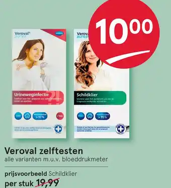 Etos Veroval zelftesten alle varianten m.u.v. bloeddrukmeter aanbieding