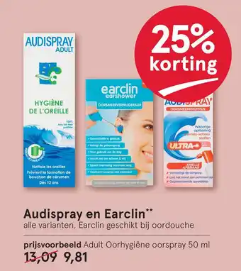 Etos Audispray en Earclir aanbieding