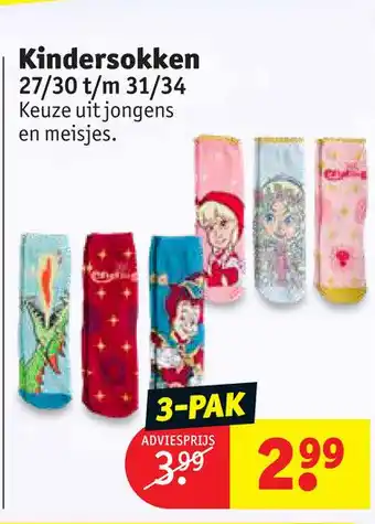 Kruidvat | Kindersokken aanbieding