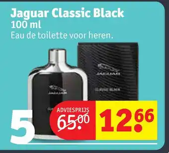 Kruidvat Jaguar Classic Black 100 ml aanbieding