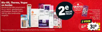 Kruidvat Bio-Oil, Therme, Vogue en Jordan aanbieding