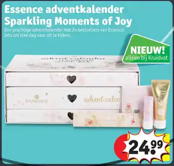 Kruidvat Essence adventkalender Sparkling Moments of Joy aanbieding