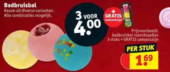 Kruidvat Badbruisbal aanbieding