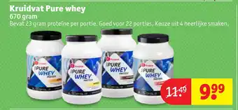 Kruidvat Kruidvat Pure whey aanbieding