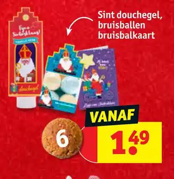 Kruidvat Sint douchegel, bruisballen bruisbalkaart aanbieding