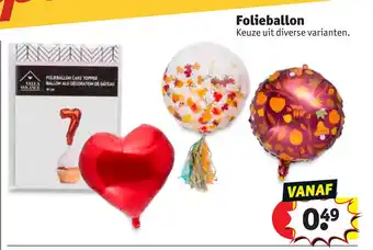 Kruidvat Folieballon aanbieding