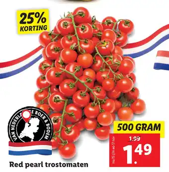 Lidl Red pearl trostomaten aanbieding