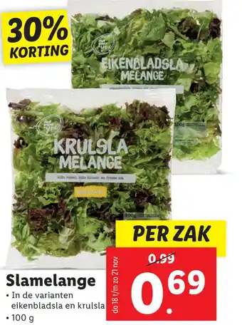 Lidl Slamelange aanbieding