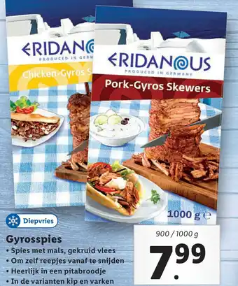 Lidl Gyrosspies aanbieding