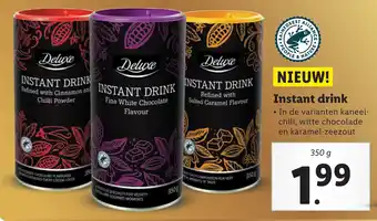 Lidl Instant drink aanbieding