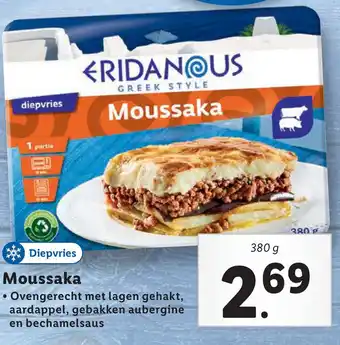 Lidl Moussaka aanbieding