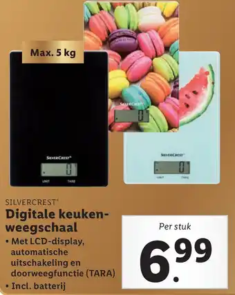 Lidl Digitale keukenweegschaal aanbieding