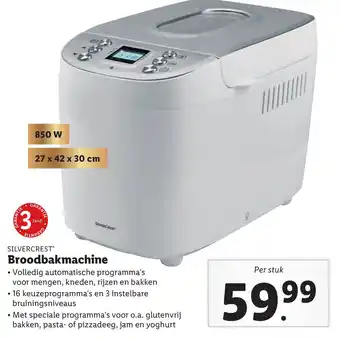Lidl Broodbakmachine aanbieding