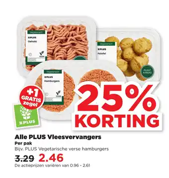 PLUS Alle PLUS Vleesvervangers aanbieding