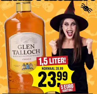 Dirck 3 Glen Talloch Blended Scotch Whisky Choice aanbieding