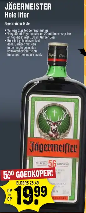 Dirck 3 Jägermeister aanbieding
