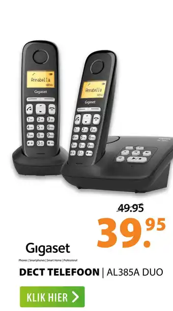 Expert Gigaşet dect telefoon aanbieding