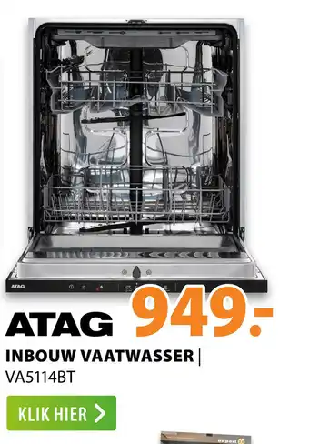 Expert ATAG inbouw vaatwasser aanbieding