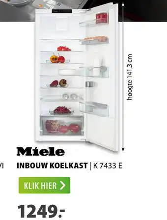 Expert Miele INBOUW KOELKAST | K 7433 E aanbieding