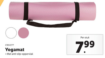 Lidl Crivit Yogamat aanbieding