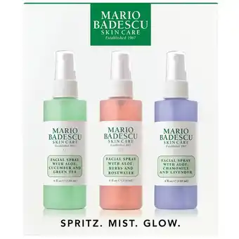 Douglas Mario Badescu Face Spa Spritz. Mist. Glow. Set aanbieding