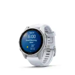 MediaMarkt Garmin Fenix 8 - 43 Mm Smartwatch Wit aanbieding